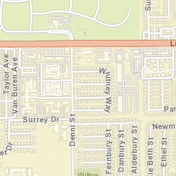 Lincoln Center Mobile Home Park California Street Map