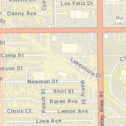 Halcon California Street Map