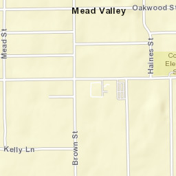 Mead Valley California Street Map