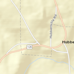 Hubbertville Alabama Street Map