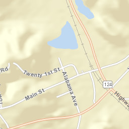 Townley Alabama Street Map
