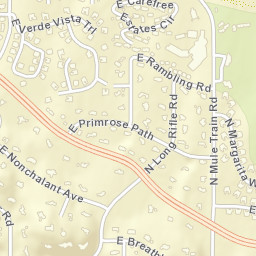 Carefree Arizona Street Map