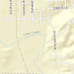 Frisco Quarters Alabama Street Map