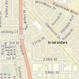 Ironsides California Street Map