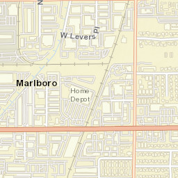 Marlboro California Street Map