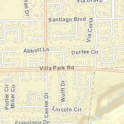 18125-18267 Villa Park Rd, Villa Park, CA 92861, USA Street Map