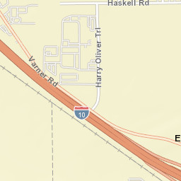 Edom California Street Map