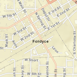 400-404 South Main Street, Fordyce, AR Street Map