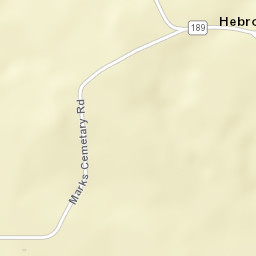 Hebron Arkansas Street Map