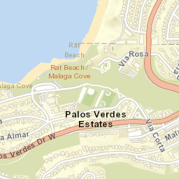 243-247 Palos Verdes Dr W, Palos Verdes Estates, CA Street Map