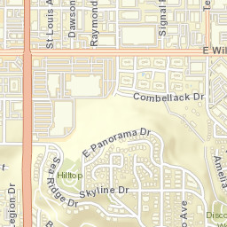 Signal Hill California Street Map