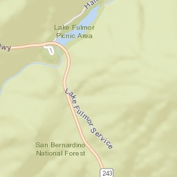 Banning-Idyllwild Panoramic Highway, San Bernardino National  Street Map
