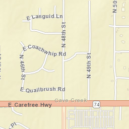 Dove Valley Ranch Arizona Street Map