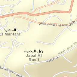 Bhamdoun Street Map