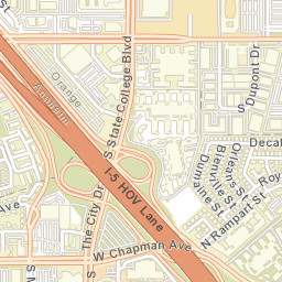 Park Royale California Street Map