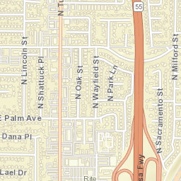 1621 E Walnut Ave, Orange, CA 92867, USA Street Map