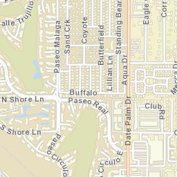 Royal Palms California Street Map