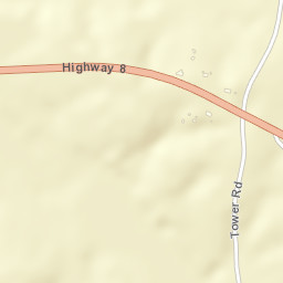 Tipton Arkansas Street Map