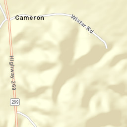 Cameron Alabama Street Map