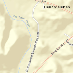 Debardeleben Alabama Street Map