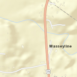 Masseyline Alabama Street Map