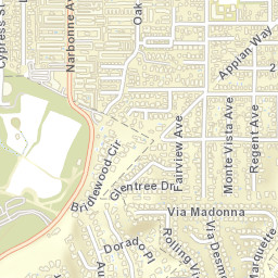 Harbor Hills California Street Map