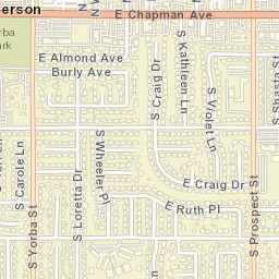 McPherson California Street Map