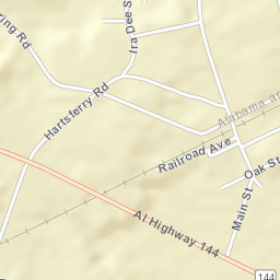 Ohatchee Alabama Street Map