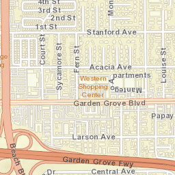 Villa Capri Mobile Home Park California Street Map