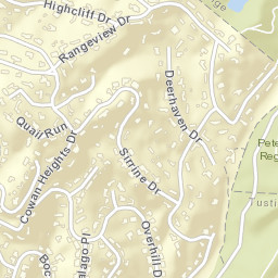 Cowan Heights California Street Map