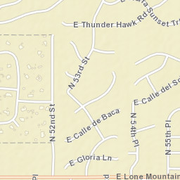 Desert Wind Arizona Street Map