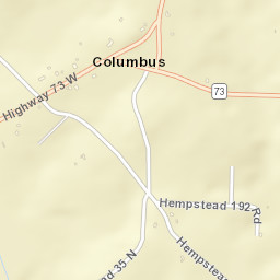 Columbus Arkansas Street Map