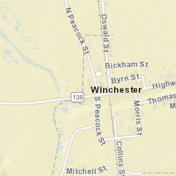 Winchester Arkansas Street Map
