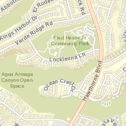 6767 Crest Rd, Rancho Palos Verdes, CA Street Map