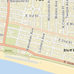 Bluff Park California Street Map