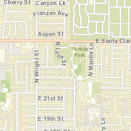 1614 Portola Ave, Santa Ana, CA 92705, USA Street Map