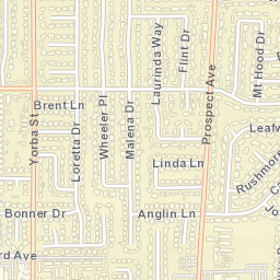 13498 Prospect Ave, North Tustin, CA Street Map