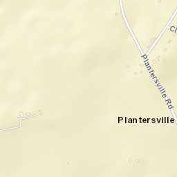 Plantersville Arkansas Street Map