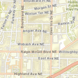 353 Parkway Drive Northeast Atlanta Street Map