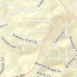 7000-7010 Brecken Pl Lithonia GA Street Map