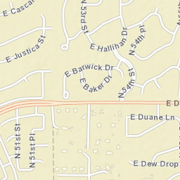 Trovia Arizona Street Map