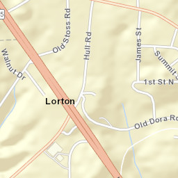 Dora Junction Alabama Street Map