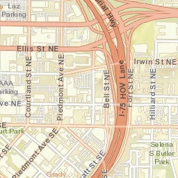 362-374 Irwin Street Northeast Atlanta Street Map