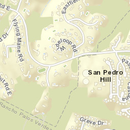San Pedro Hill California Street Map