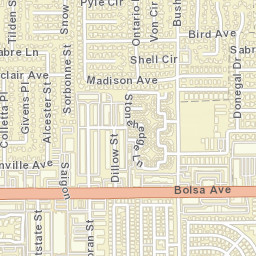 Bolsa Verde California Street Map