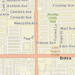 Bolsa California Street Map