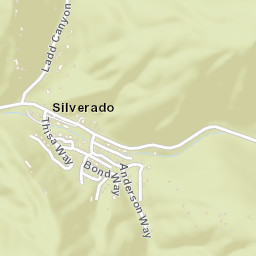 Silverado California Street Map