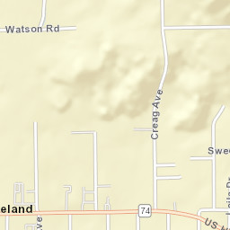 Homeland California Street Map