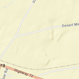 Vicksburg Arizona Street Map