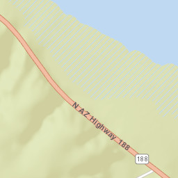 Tonto Basin, AZ 85553, USA Street Map